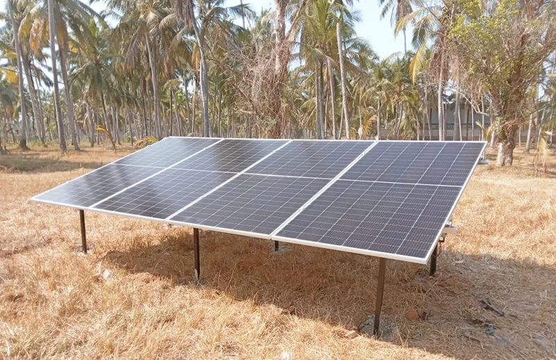 AC DC HF25-24-1100 Solarbewässerungspumpe wird in Sri Lanka angewendet