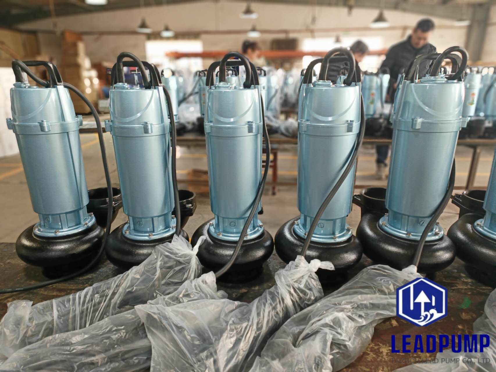 Taizhou Lead Pump Co., Ltd vervollständigt die Produktion neuer Tauchpumpen für einen Kunden im Nahen Osten
