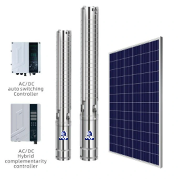 AC DC Solar angetriebene Pumpe mit Edelstahllaufrad