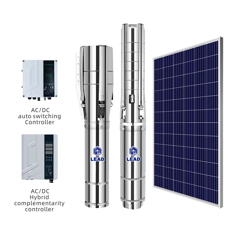 SP AC DC Deep Well Pumpe Solar Hybridpumpe