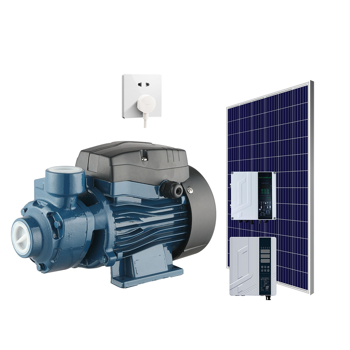Hybrid bürstenlose periphere Sonnenwasserpumpe